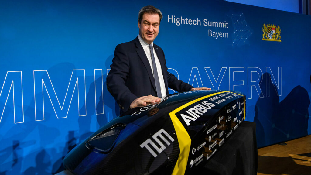 Ministerpräsident Dr. Markus Söder beim Hightech Summit Bayern