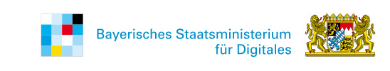 Logo Bayerisches Staatsministerium für Digitales